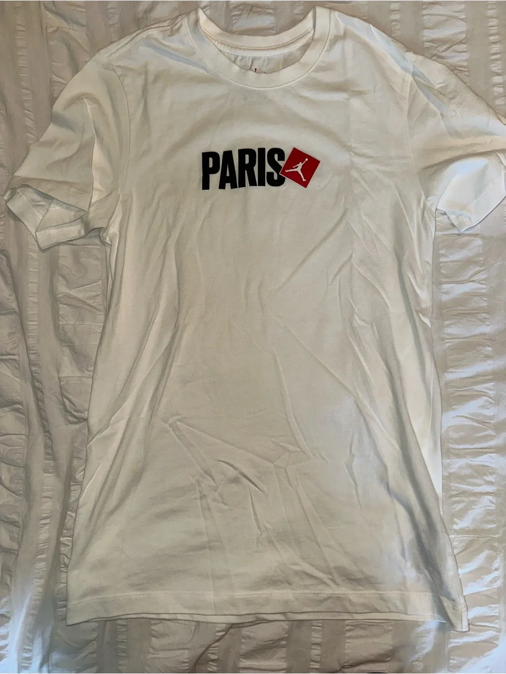 Jordan Paris White Jumpman Graphic T-Shirt Men’s XS